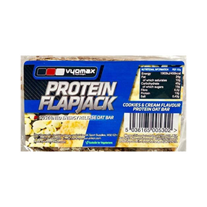 Vyomax Nutrition Protein Flapjacks 12x100g Cookies & Cream