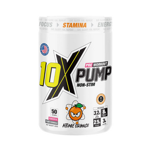 10X Athletic PUMP 600g Atomic Orange