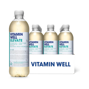 Vitamin Well Elevate 12x500ml Pineapple & Wild Strawberry