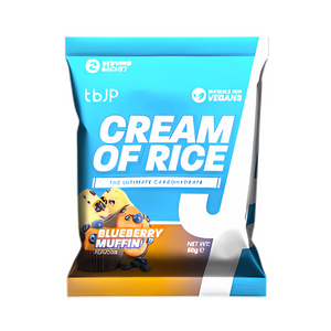Trained By JP Cream Of Rice Sachet 50g Blueberry Muffin
