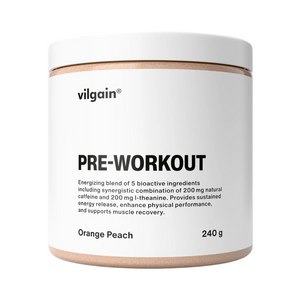 Vilgain Pre-Workout 240g Orange Peach