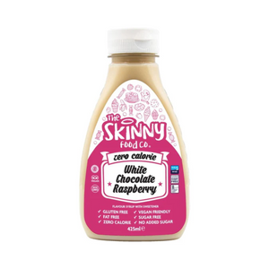 The Skinny Food Co Zero Calorie Skinny Syrup 425ml White Chocolate Raspberry