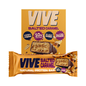 Vive Natural Protein Snack Bar 12x49g Salted Caramel