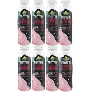 Arla Protein Protein Shake 8x482ml Strawberry & Raspberry