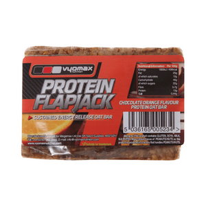 Vyomax Nutrition Protein Flapjacks 12x100g Chocolate Orange