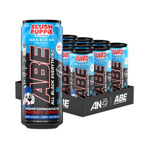 Applied Nutrition ABE (All Black Everything) Carbonated Can 12x330ml Slush Puppie