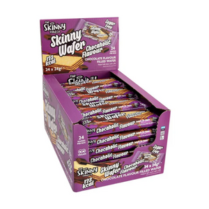 The Skinny Food Co Zero Sugar Wafers 24x24g Chocolate