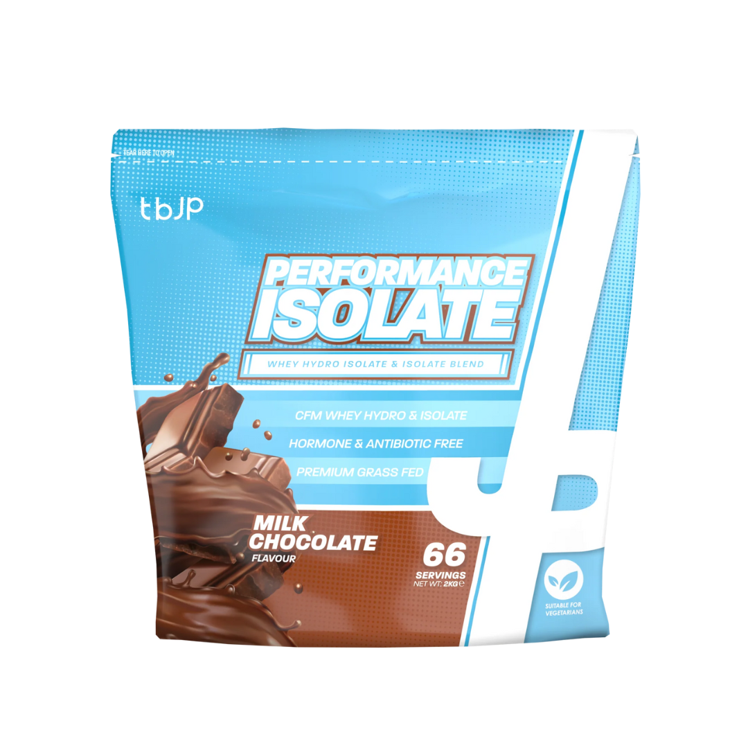 Trained By JP Performance Isolate 2kg Milk Chocolate – The Box Supplements