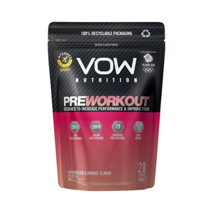 VOW Nutrition Pre Workout 500g Watermelon & Mango
