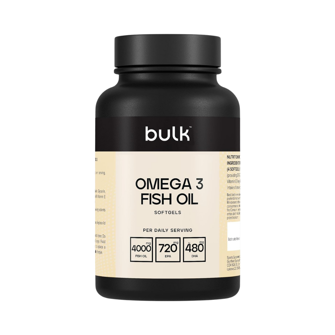 Bulk Omega 3 Fish Oil 1000mg 90 Softgels