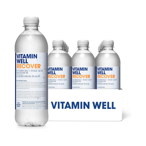 Vitamin Well Recover 12x500ml Peach & Elderflower