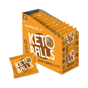 The Protein Ball Co Keto Ball Snack 20x25g Salted Caramel Blondies