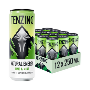 TENZING Natural Energy 12x250ml Lime & Mint