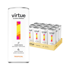 Virtue Clean Energy Yerba Mate 12x250ml Tropical