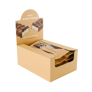 Vilgain Double Trouble Protein Bar 12x55g Hazelnut Cream