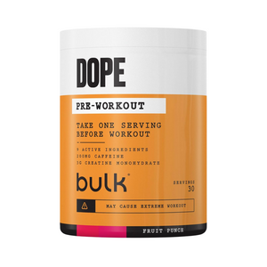 Bulk Dope Pre Workout 510g Fruit Punch