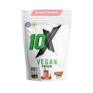 10X Athletic Vegan Protein 540g Strawberry Banana