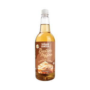 The Skinny Food Co Skinny Barista Zero Calorie Coffee Syrup 1000ml Butter Toffee (Limited Edition)