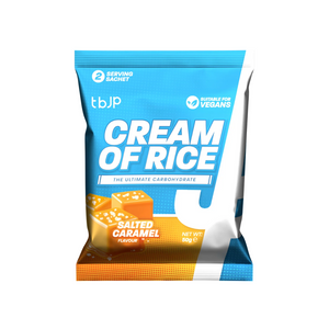 Trained By JP Cream Of Rice Sachet 50g Salted Caramel