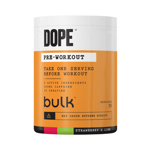 Bulk Dope Pre Workout 510g Strawberry & Lime