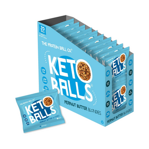The Protein Ball Co Keto Ball Snack 20x25g Peanut Butter Blondies