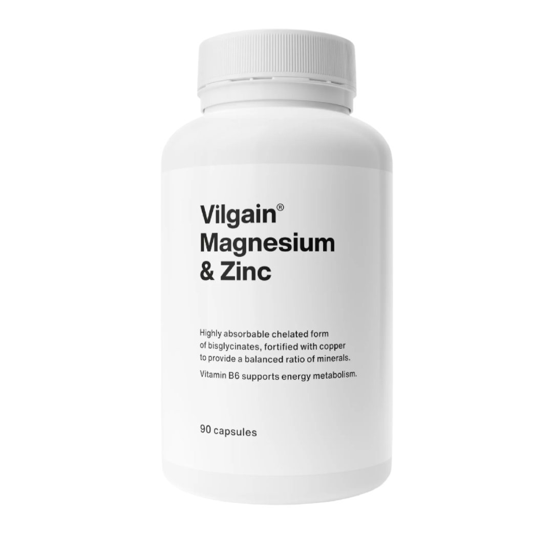 Vilgain Magnesium and Zinc 90 Caps