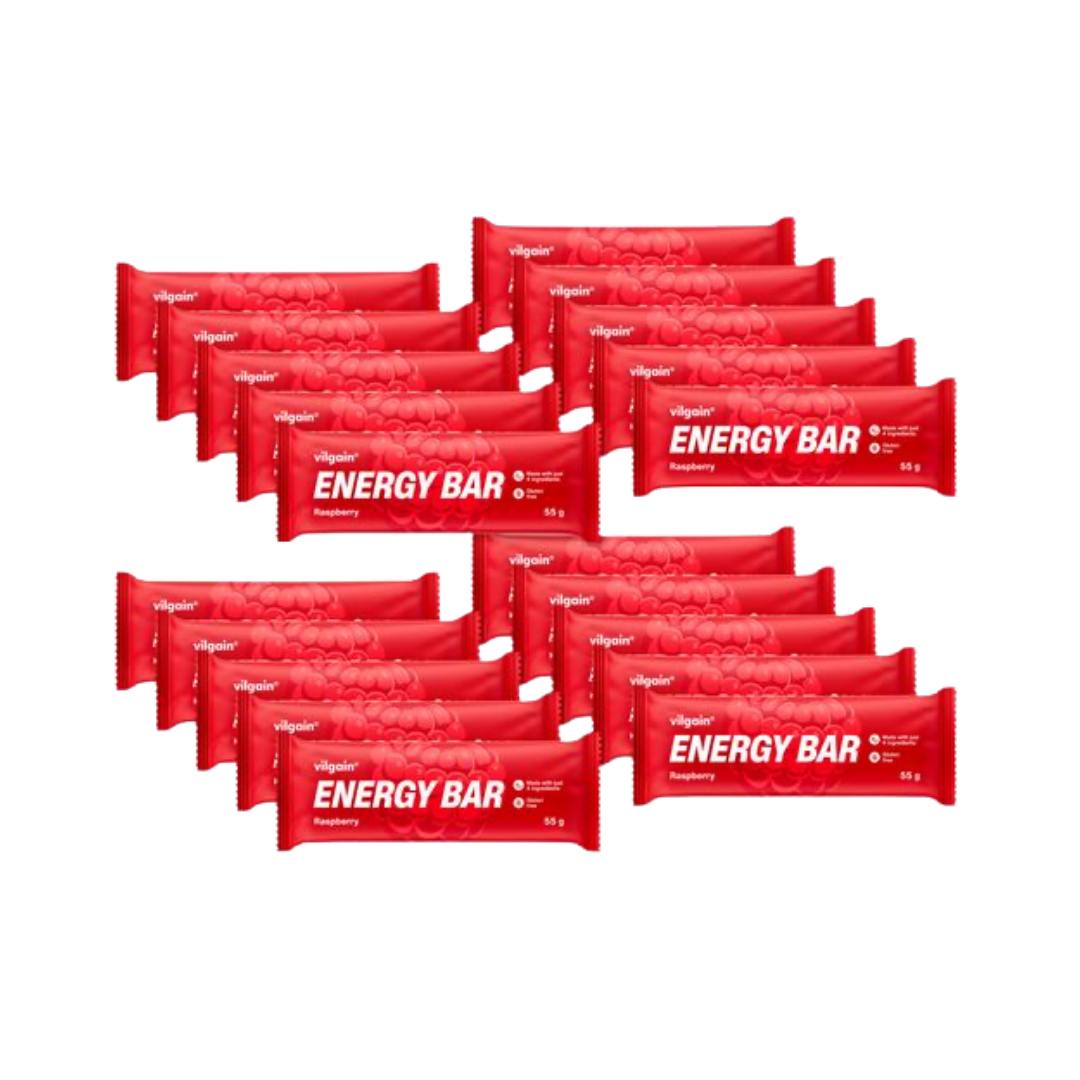 Vilgain Energy Bar 12x55g Raspberry