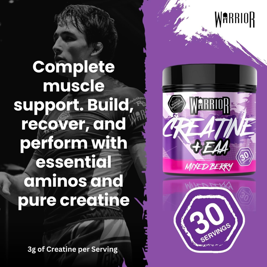 Warrior Creatine Plus EAA 270g Mixed Berry