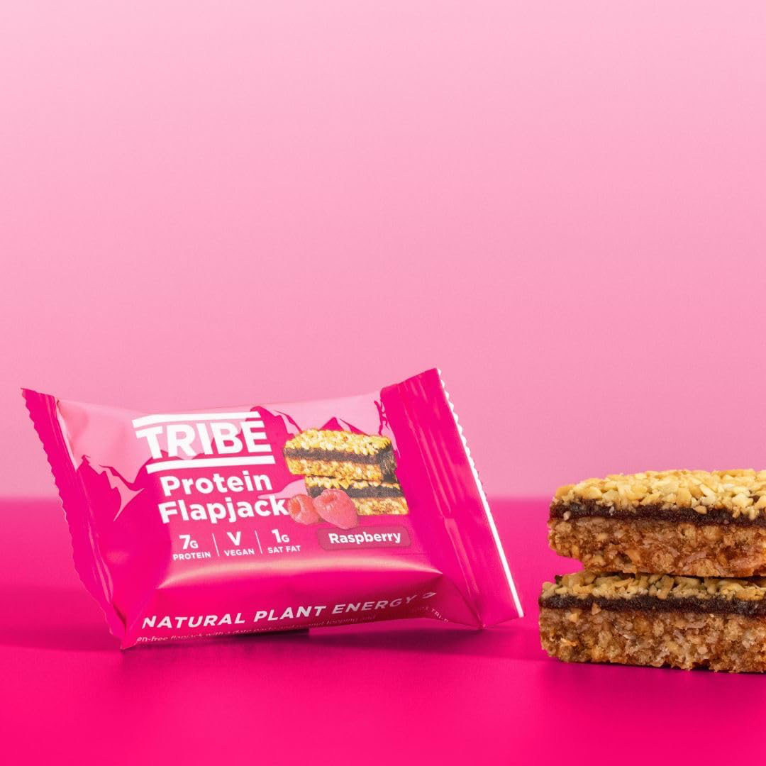 Tribe Protein Flapjack 12x50g Raspberry