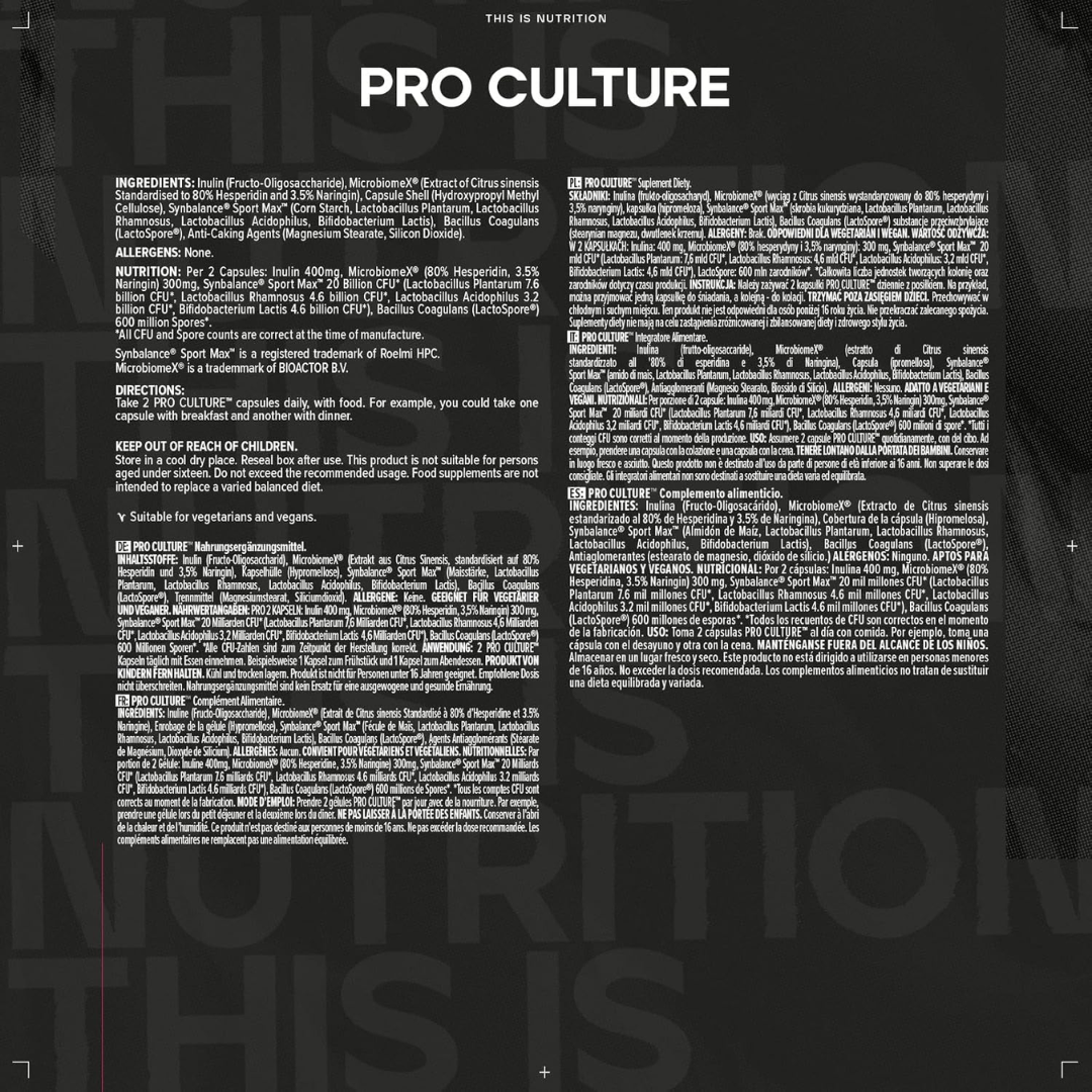 Bulk Pro Culture 60 Caps
