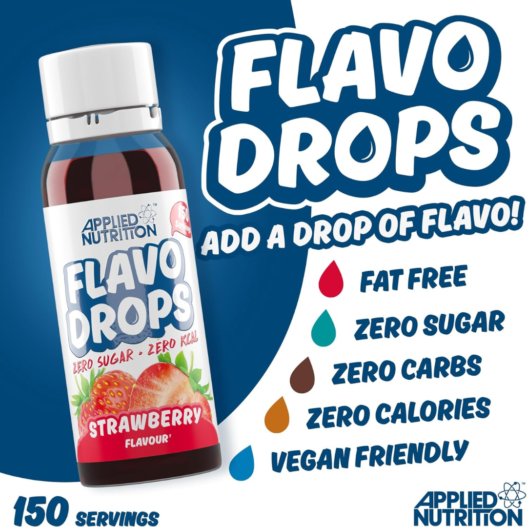 Applied Nutrition Flavo Drops 38ml Strawberry