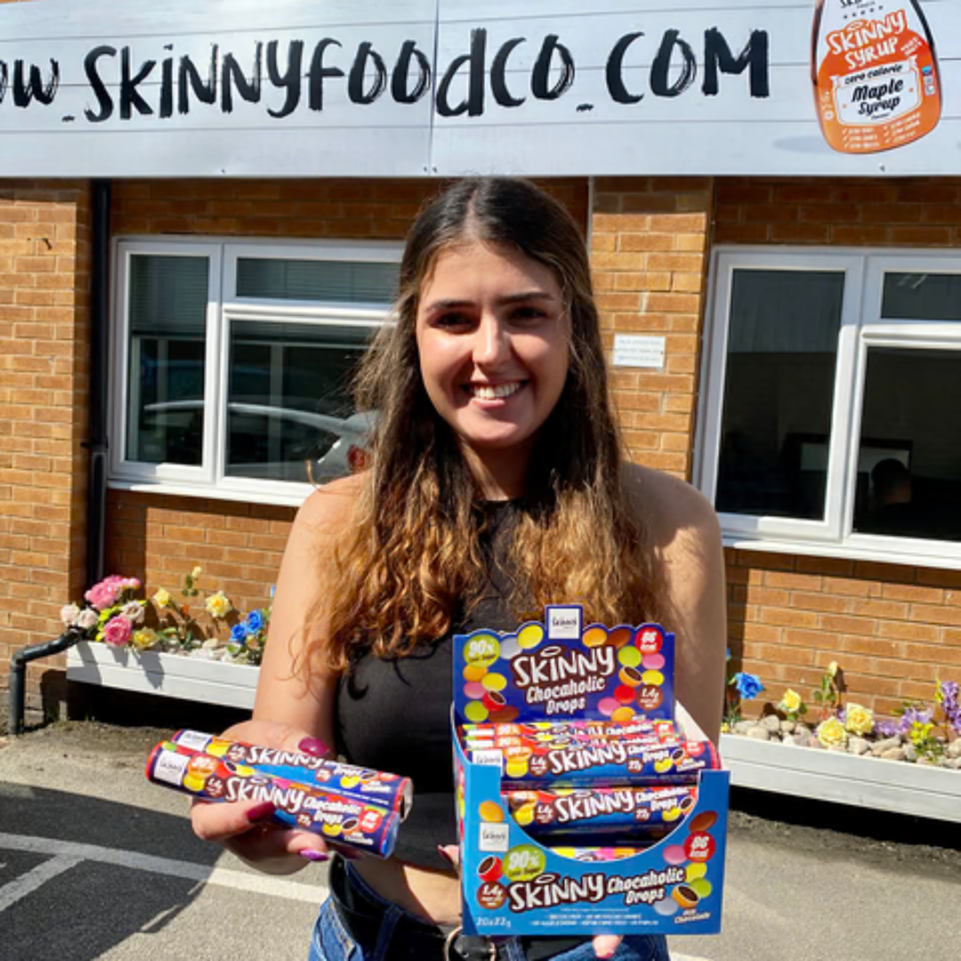 The Skinny Food Co Chocaholic Drops 200g Milk Chocolate