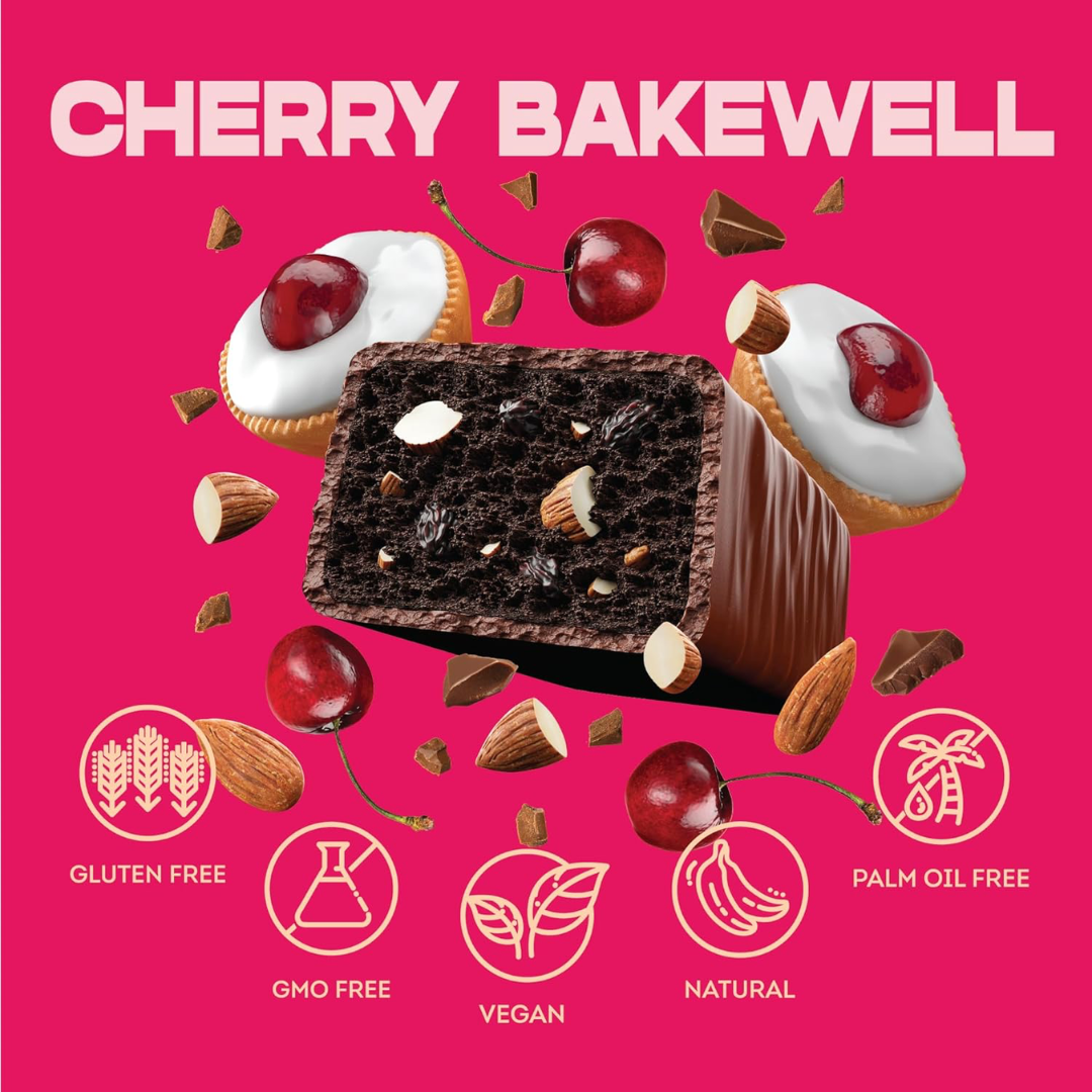 Vive Better Brownie 15x40g Cherry Bakewell