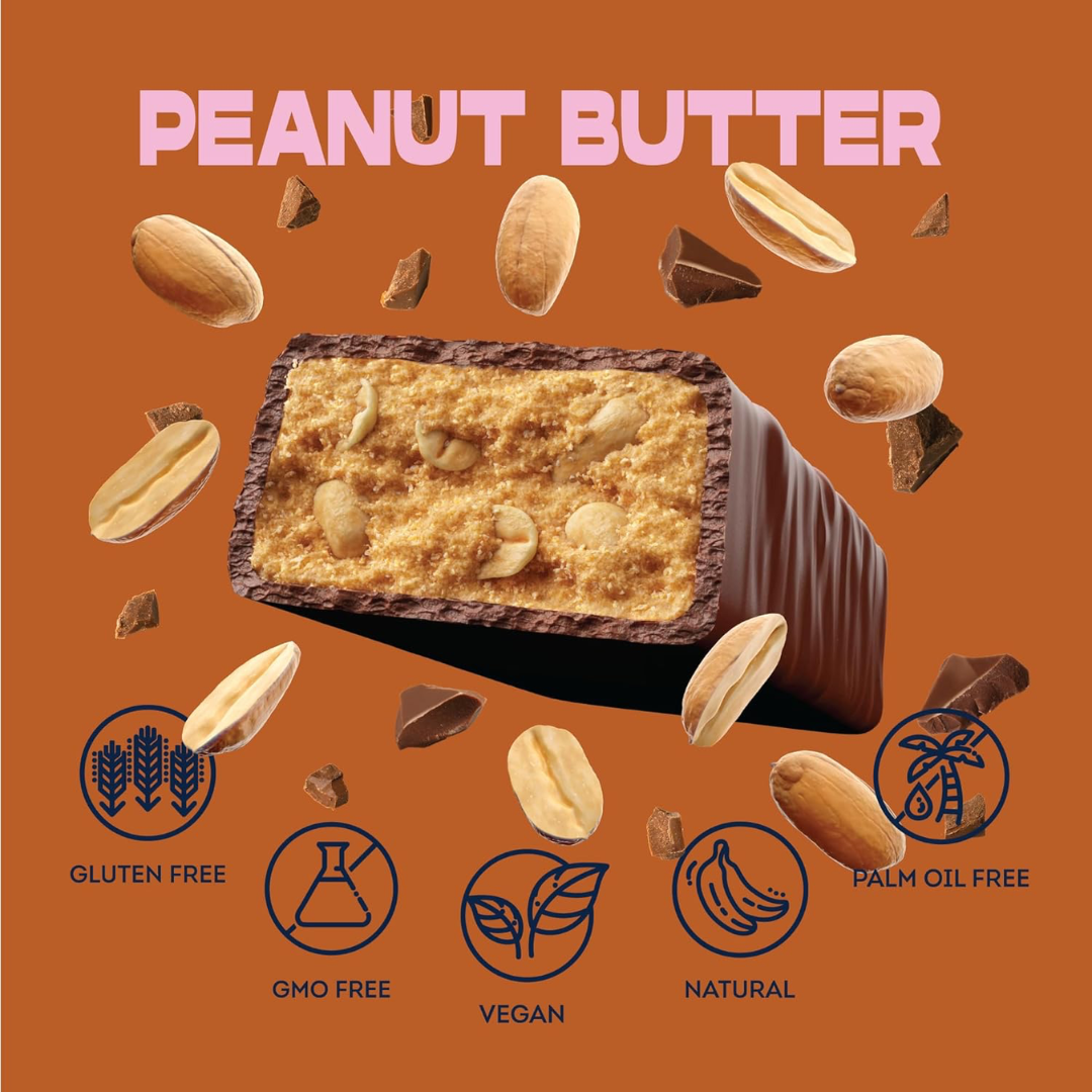 Vive Natural Protein Snack Bar 12x49g Peanut Butter