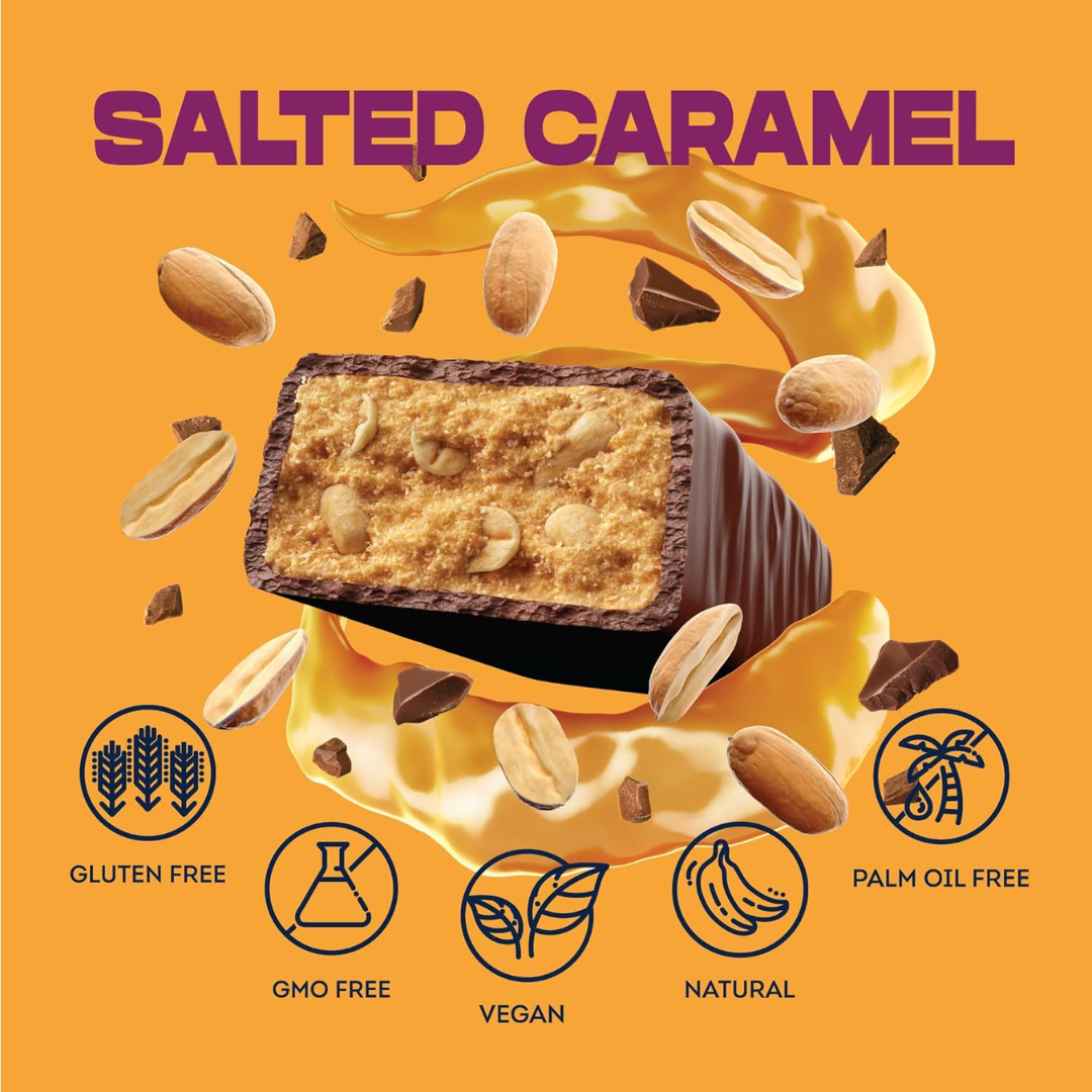 Vive Natural Protein Snack Bar 12x49g Salted Caramel