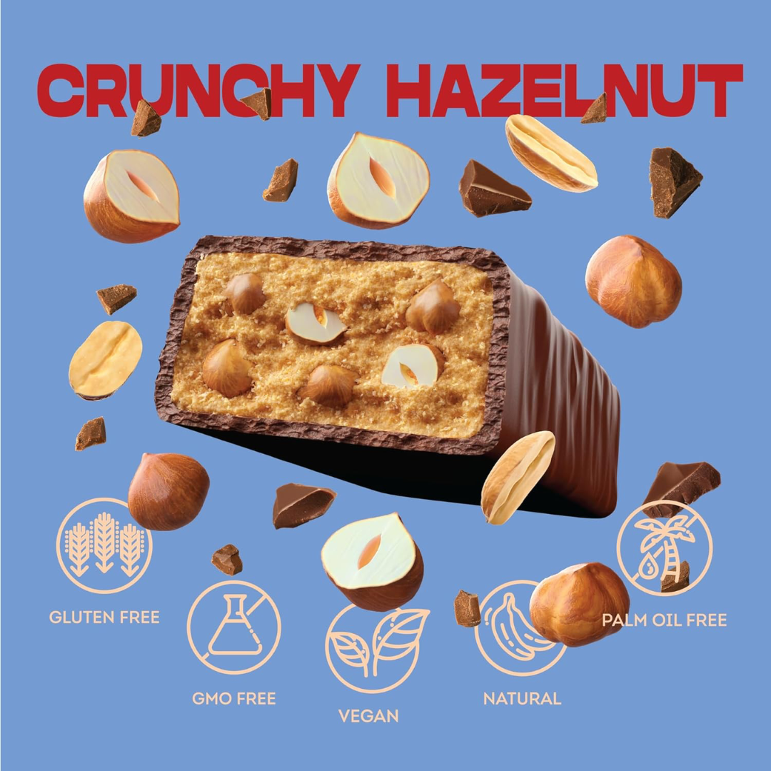 Vive Natural Protein Snack Bar 12x50g Hazelnut