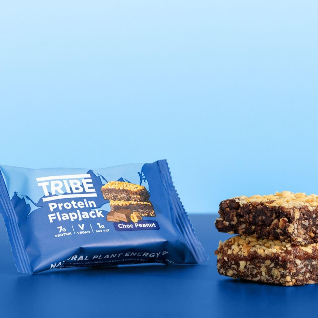 Tribe Protein Flapjack 12x50g Choc Peanut