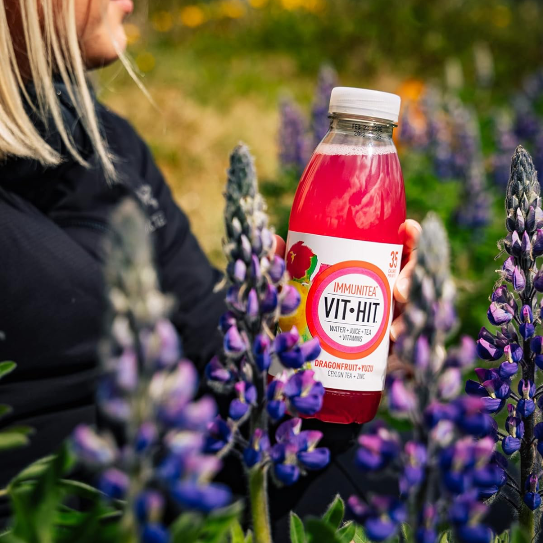 VITHIT Immunitea 12x500ml Dragonfruit & Yuzu