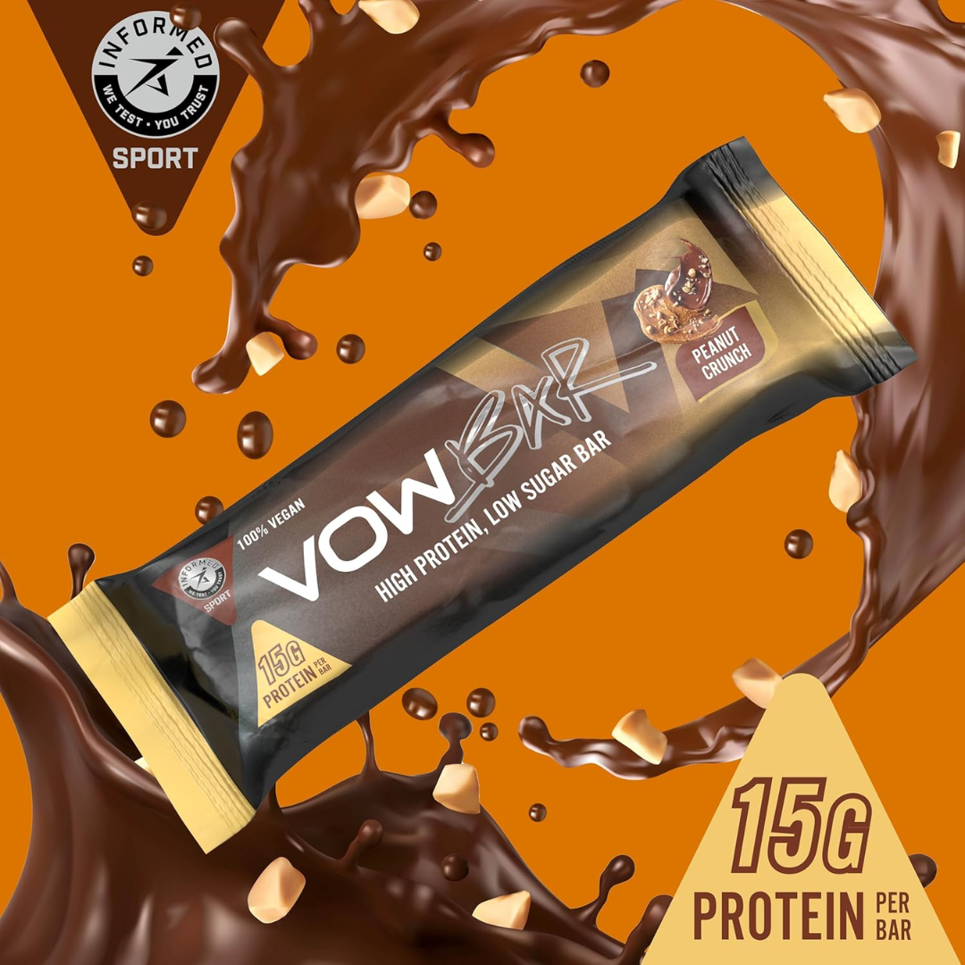 VOW Nutrition VOW Bar 12x48g Peanut Crunch