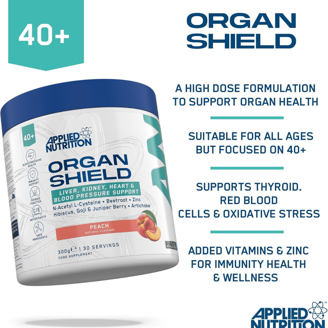 Applied Nutrition Organ Shield (40+ Range) 300g Raspberry