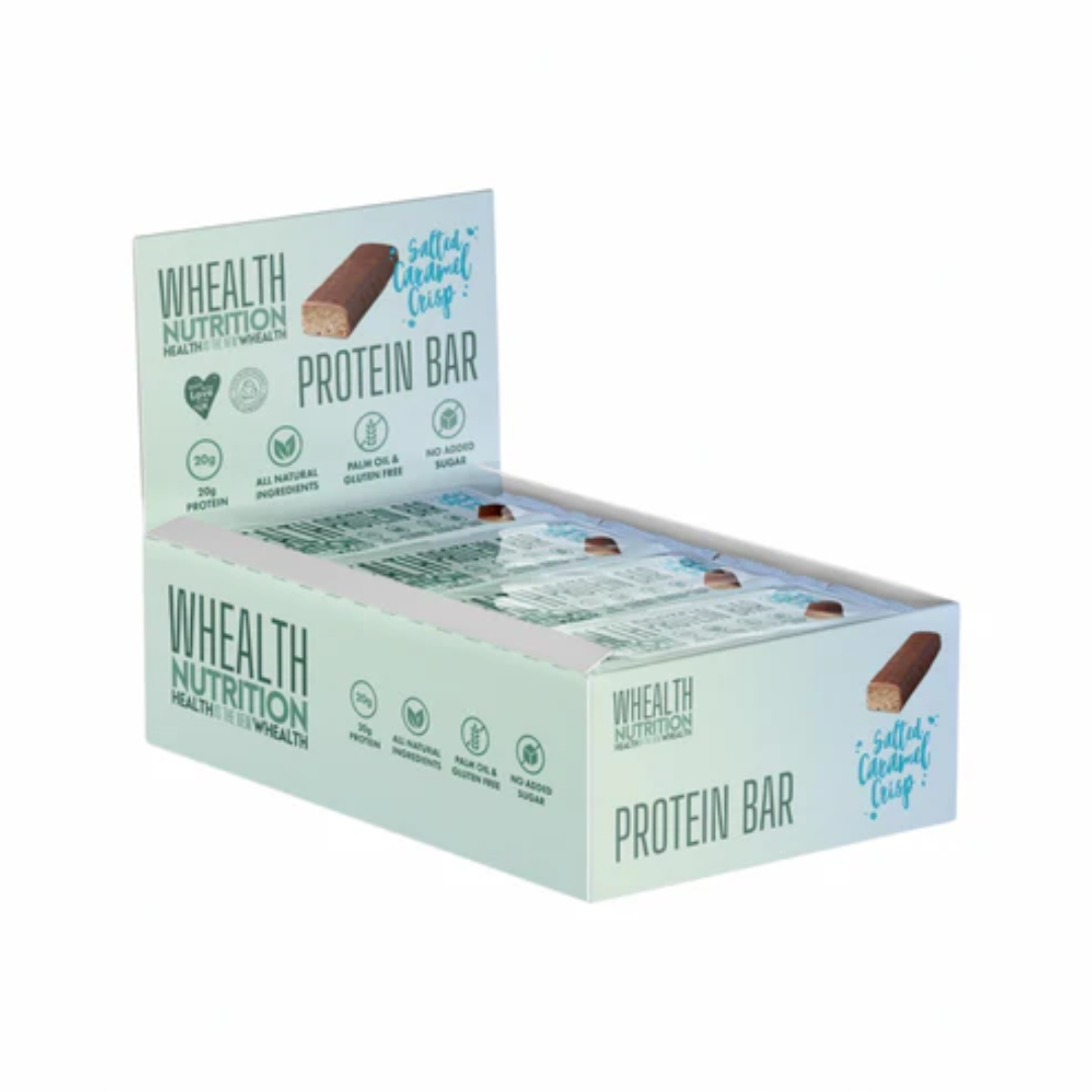 Whealth Nutrition Protein Bar 12x60g Salted Caramel