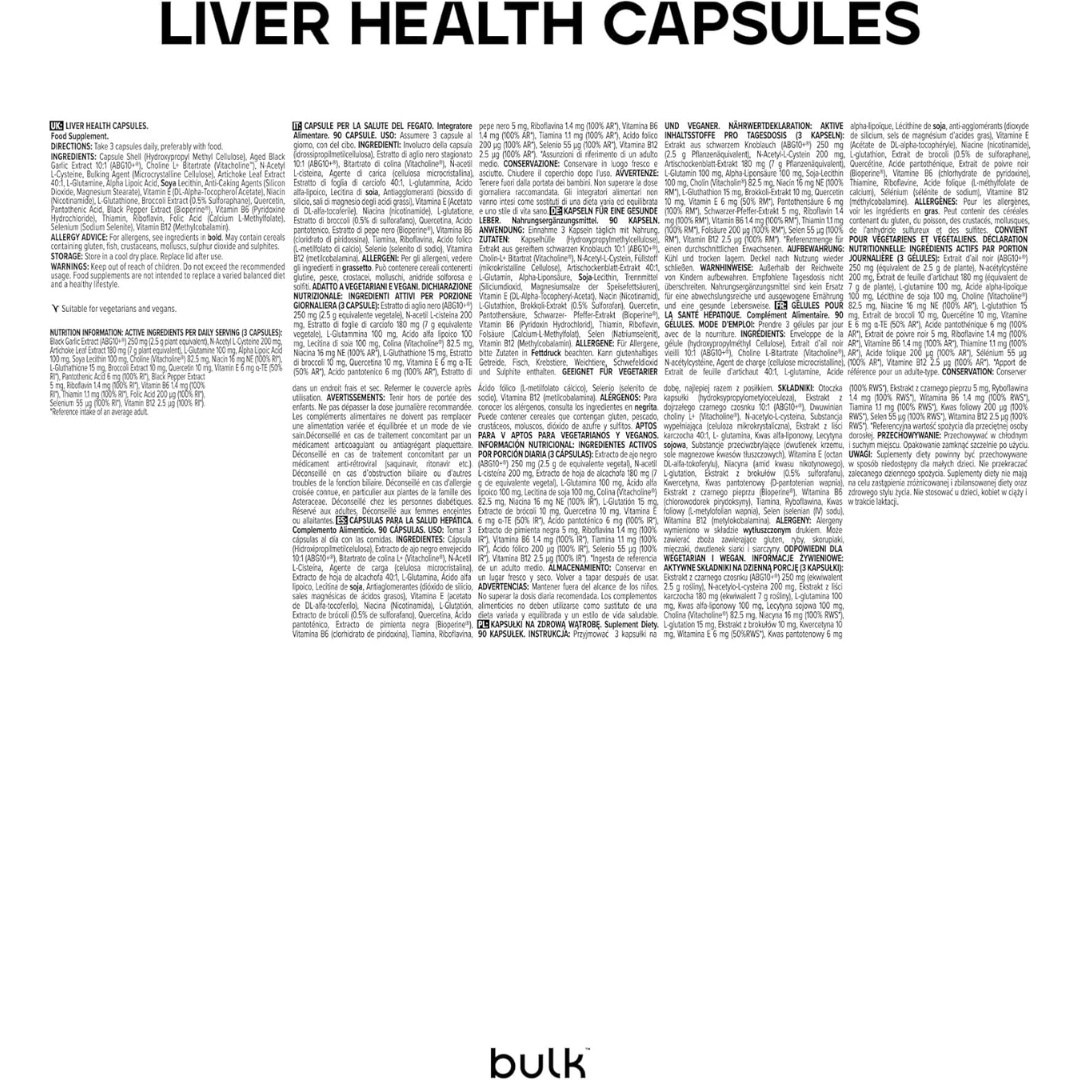 Bulk Liver Health 90 Caps