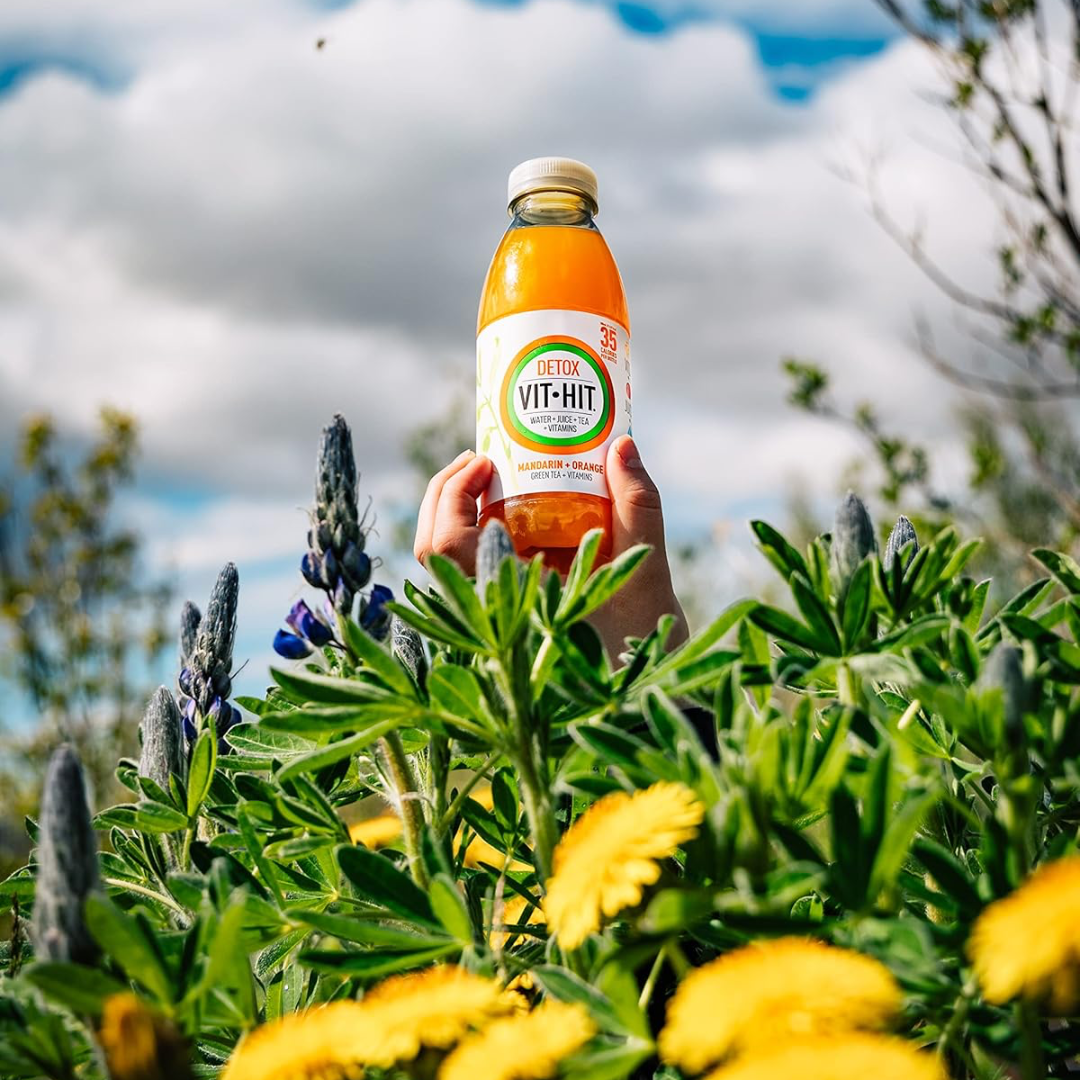 VITHIT Detox 12x500ml Mandarin & Orange