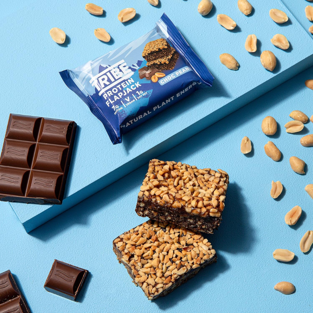 Tribe Protein Flapjack 12x50g Choc Peanut