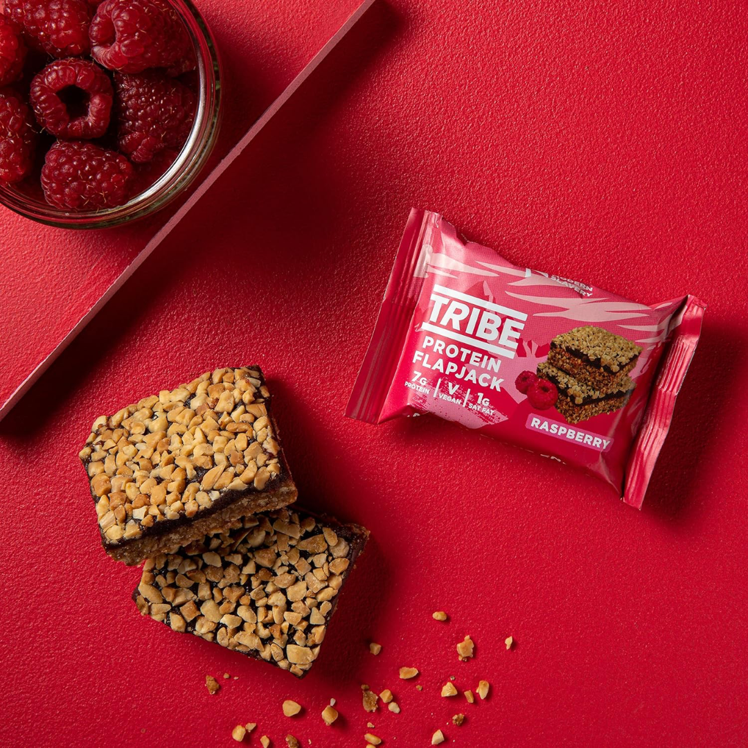 Tribe Protein Flapjack 12x50g Raspberry