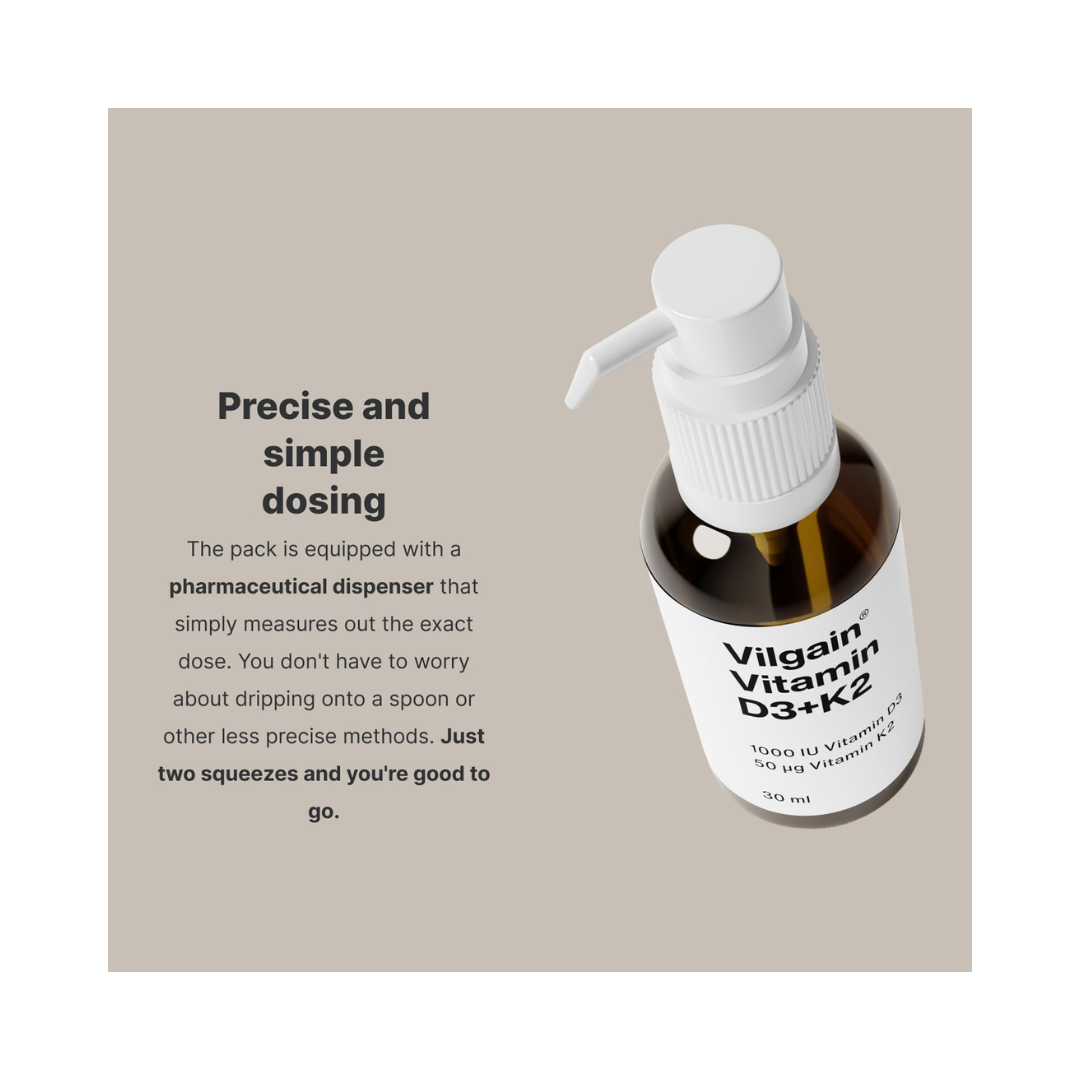 Vilgain Vitamin D3+K2 30ml