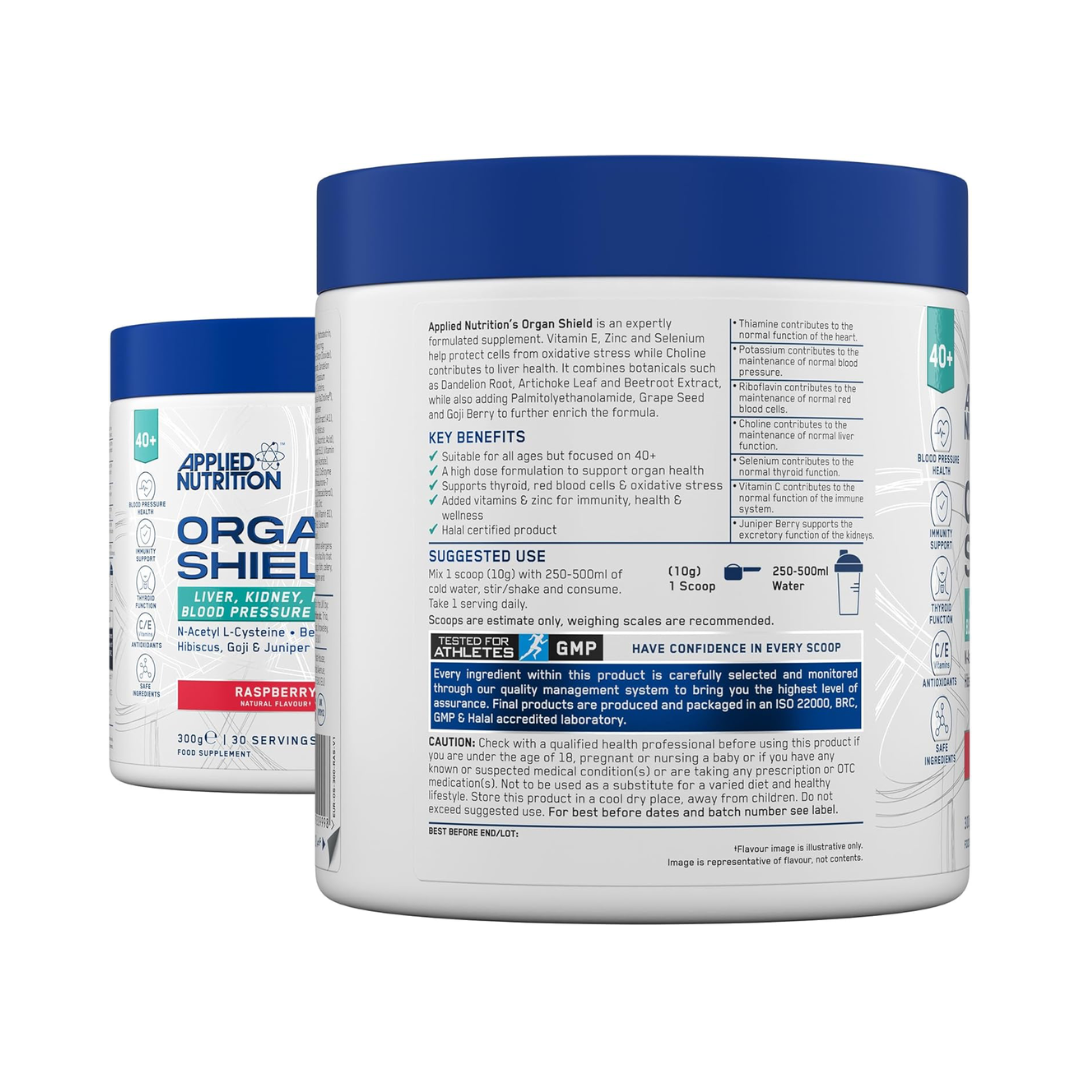 Applied Nutrition Organ Shield (40+ Range) 300g Raspberry