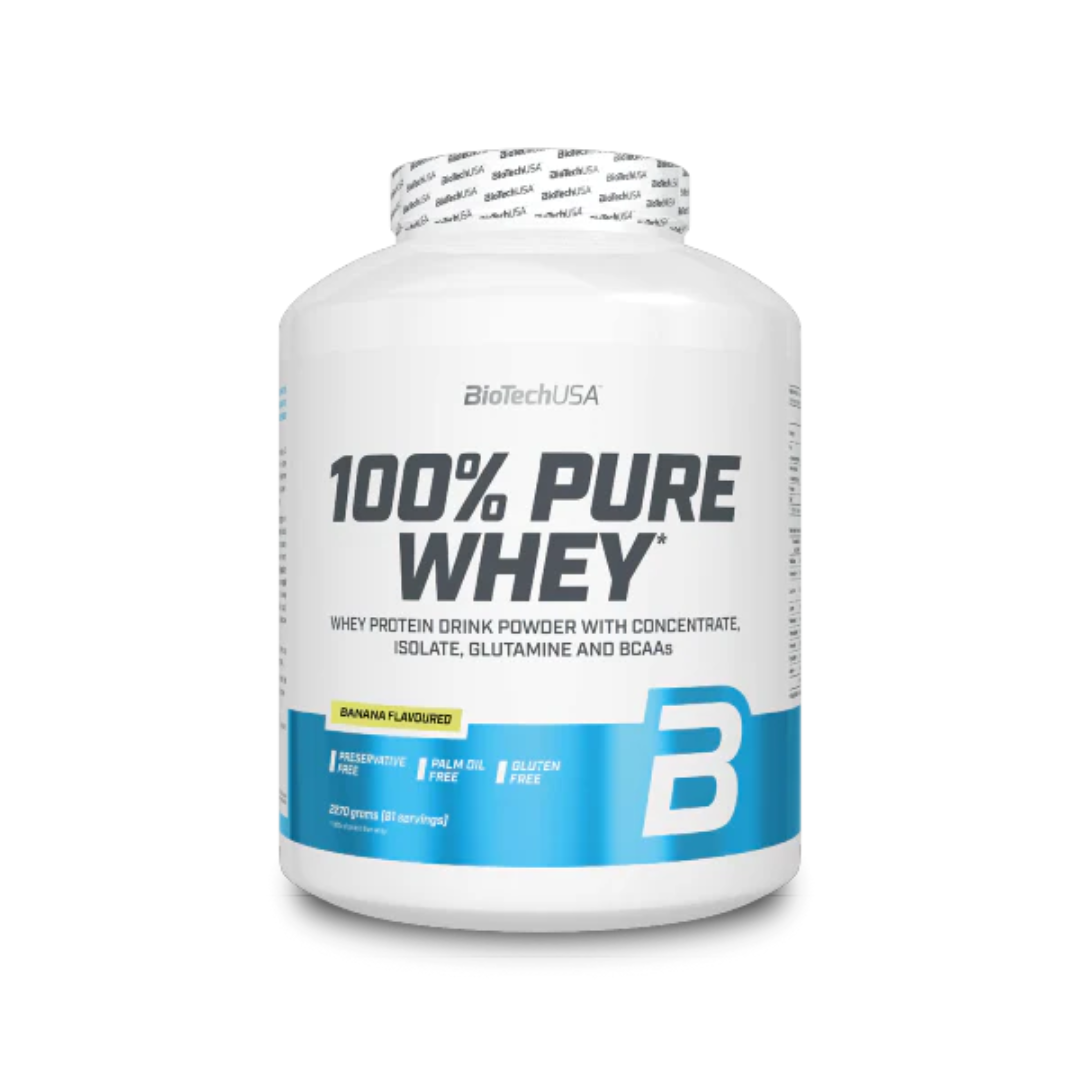 BioTech USA 100% Pure Whey 2.27kg Banana