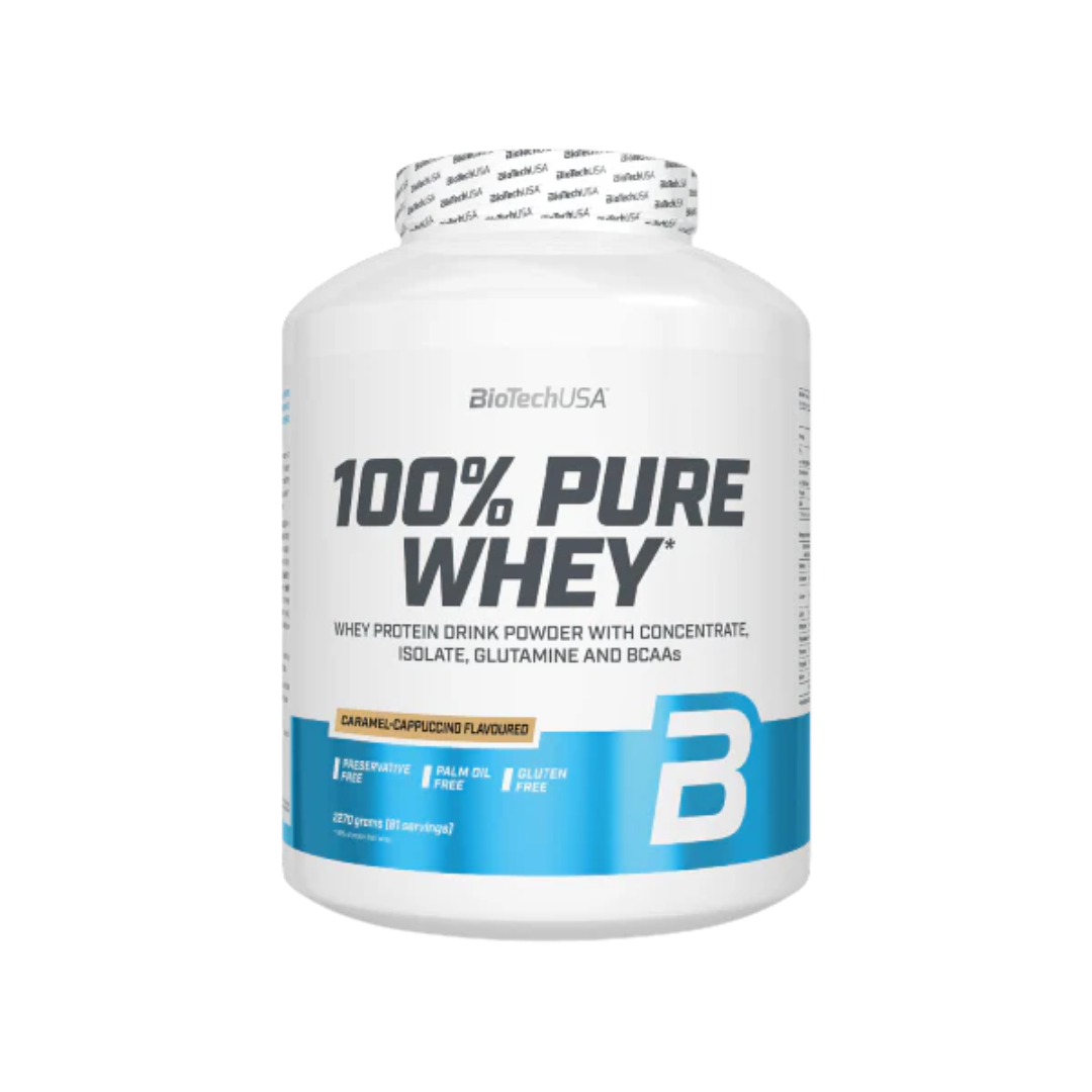 BioTech USA 100% Pure Whey 2.27kg Caramel Capuccino