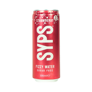 SYPS Fizzy Water 12x330ml Strawberry